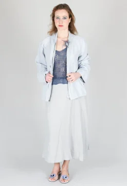 Umit Unal Jackets^Textured Jacket in Original Cool Blue