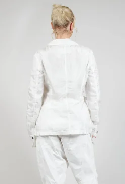 Rundholz Dip Jackets^Textured Jacket in Starwhite
