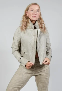 Rundholz Mainline Jackets^Textured Jacket in Straw Cloud