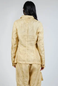 Rundholz Dip Jackets^Textured Jacket in Wax Cloud