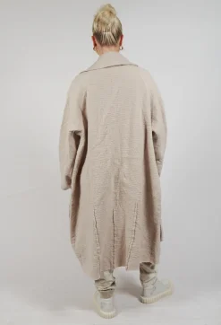 Rundholz Dip Coats^Textured Overcoat in Eraser Mel