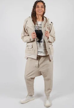 Rundholz Dip Trousers^Textured Straight Leg Trousers in Eraser Mel