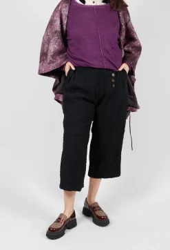Aleksandr Manamis Trousers^Textured Trousers in Black