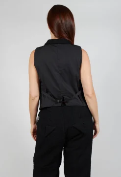 Aleksandr Manamis Jackets^Textured Waistcoat in Black