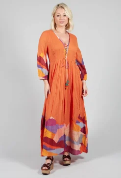Rene Derhy Dresses^Theatral Dress in Orange