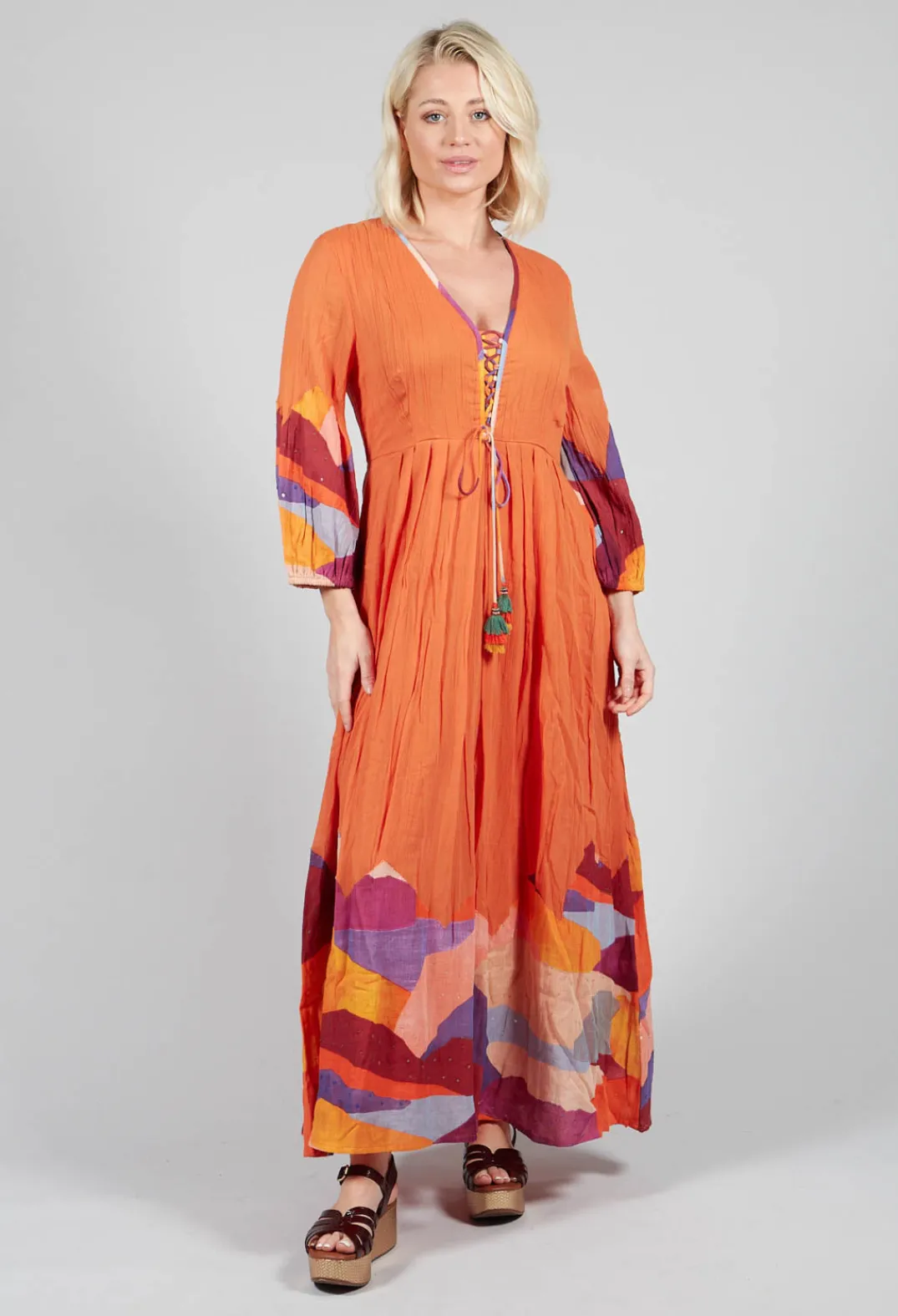 Rene Derhy Dresses^Theatral Dress in Orange