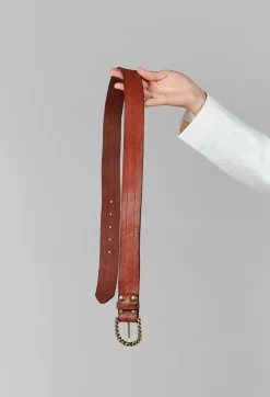 Campomaggi Belts^Thick Belt in Cognac
