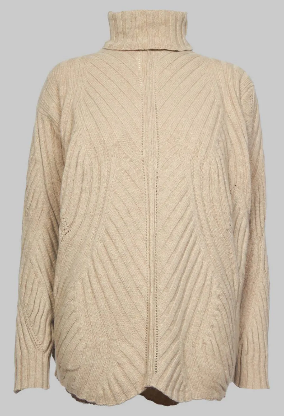 Marc Point Jumpers^Thick Knit Jumper in Beige