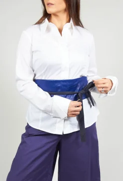 Malloni Belts^Tie Belt in Bluette