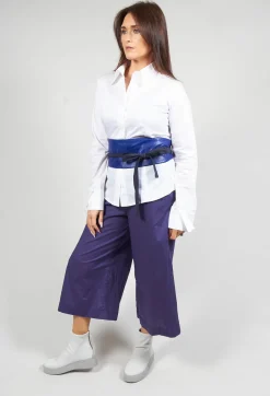 Malloni Belts^Tie Belt in Bluette