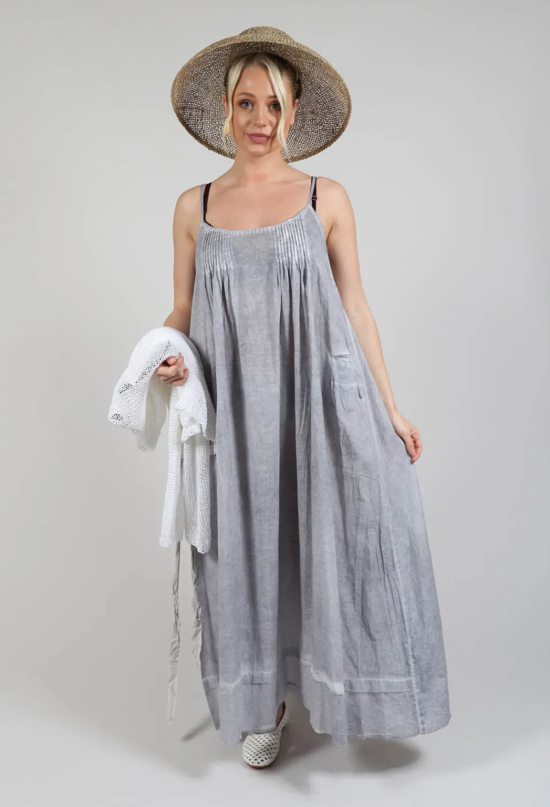 Umit Unal Dresses^Tie Dress in Original Grey
