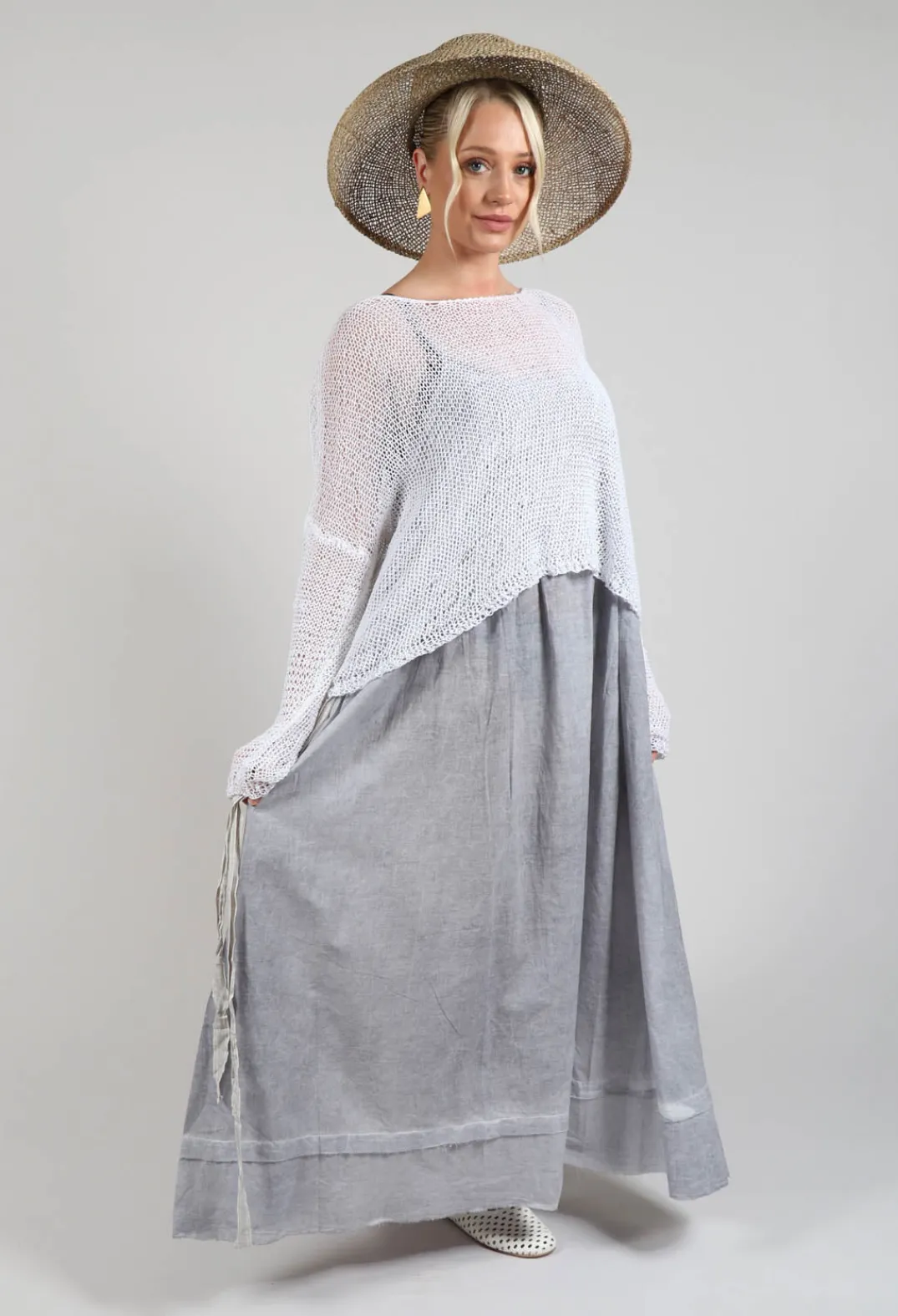 Umit Unal Dresses^Tie Dress in Original Grey