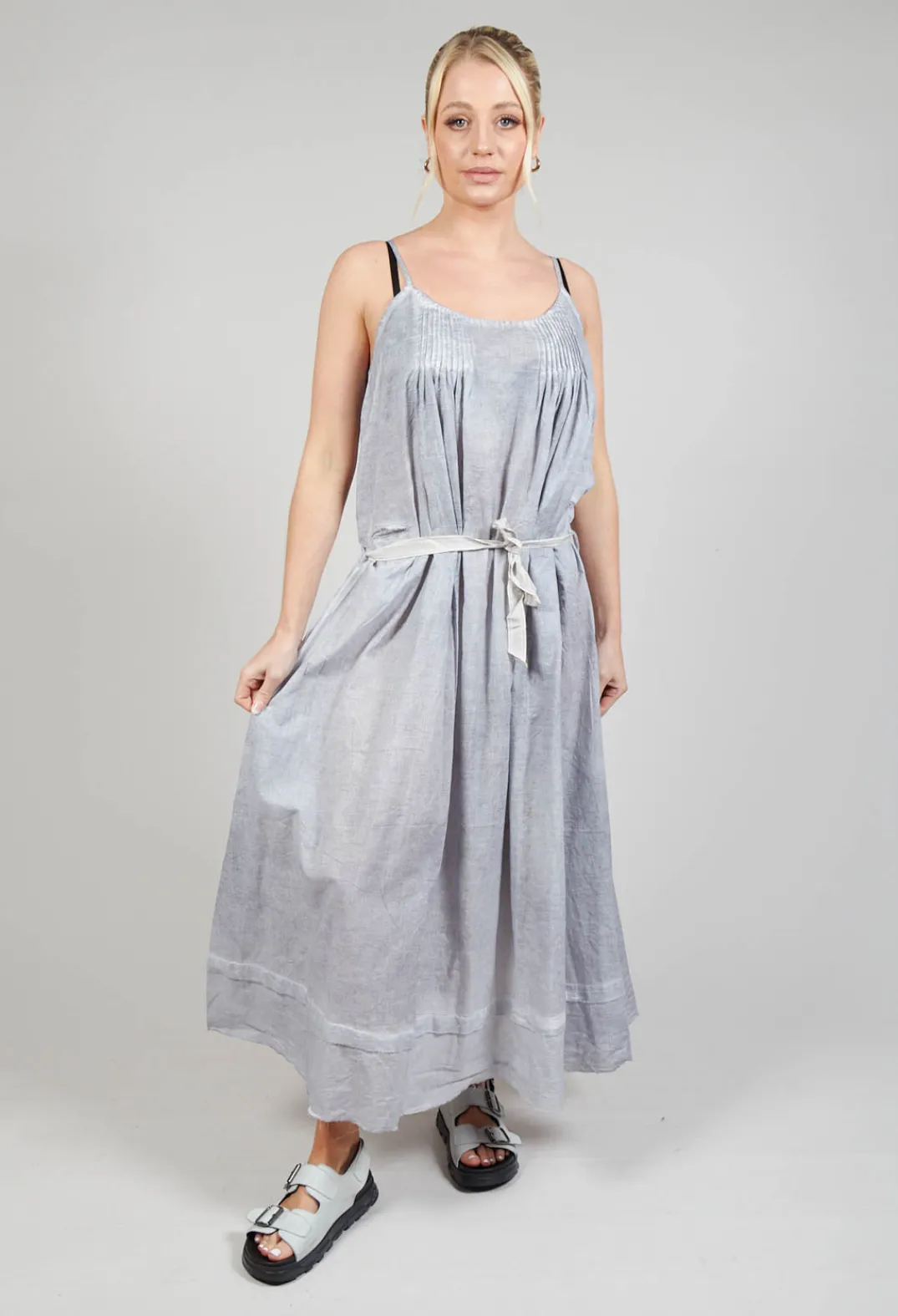 Umit Unal Dresses^Tie Dress in Original Grey
