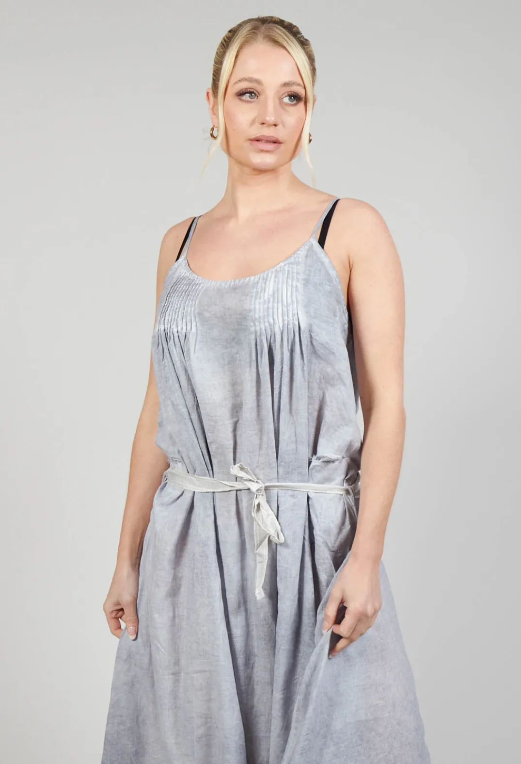 Umit Unal Dresses^Tie Dress in Original Grey