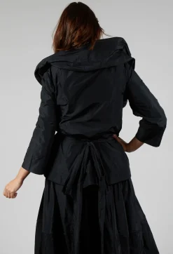 Bize Jackets^Tiered Jacket in Black