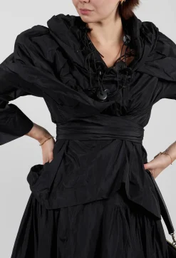 Bize Jackets^Tiered Jacket in Black