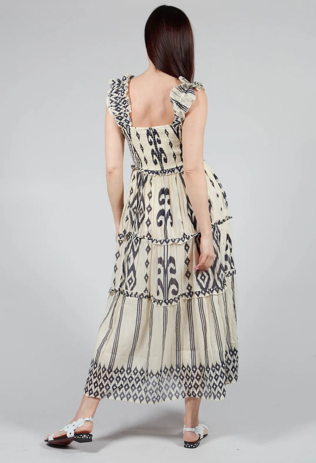 Rene Derhy Dresses^Timeo Aztec Dress in Ecru