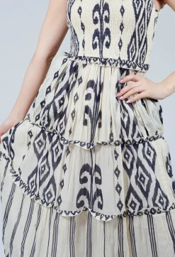 Rene Derhy Dresses^Timeo Aztec Dress in Ecru