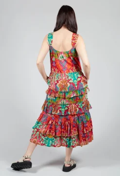 Rene Derhy Dresses^Tonique Dress in Red Floral Print