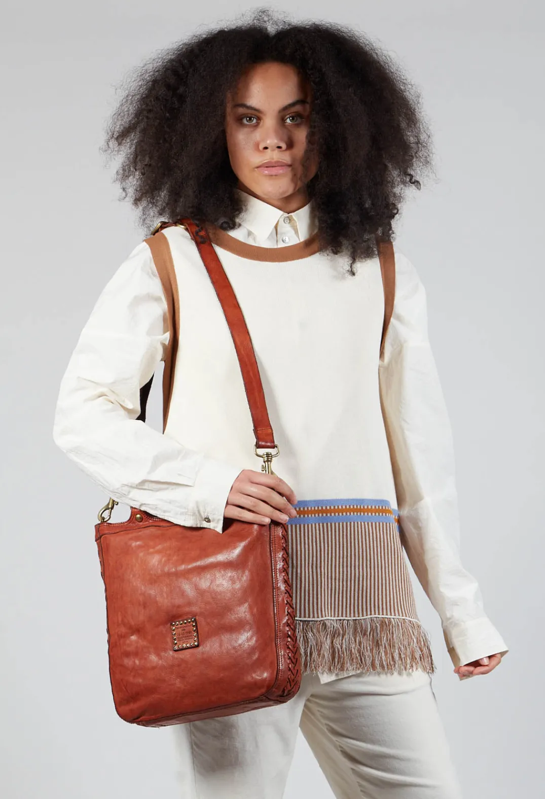 Campomaggi Bags^Top Handle Bag in Cognac