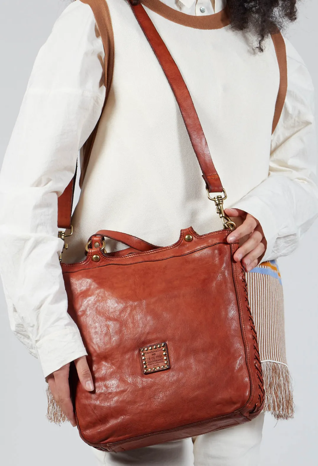 Campomaggi Bags^Top Handle Bag in Cognac