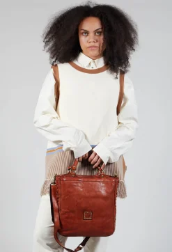 Campomaggi Bags^Top Handle Bag in Cognac