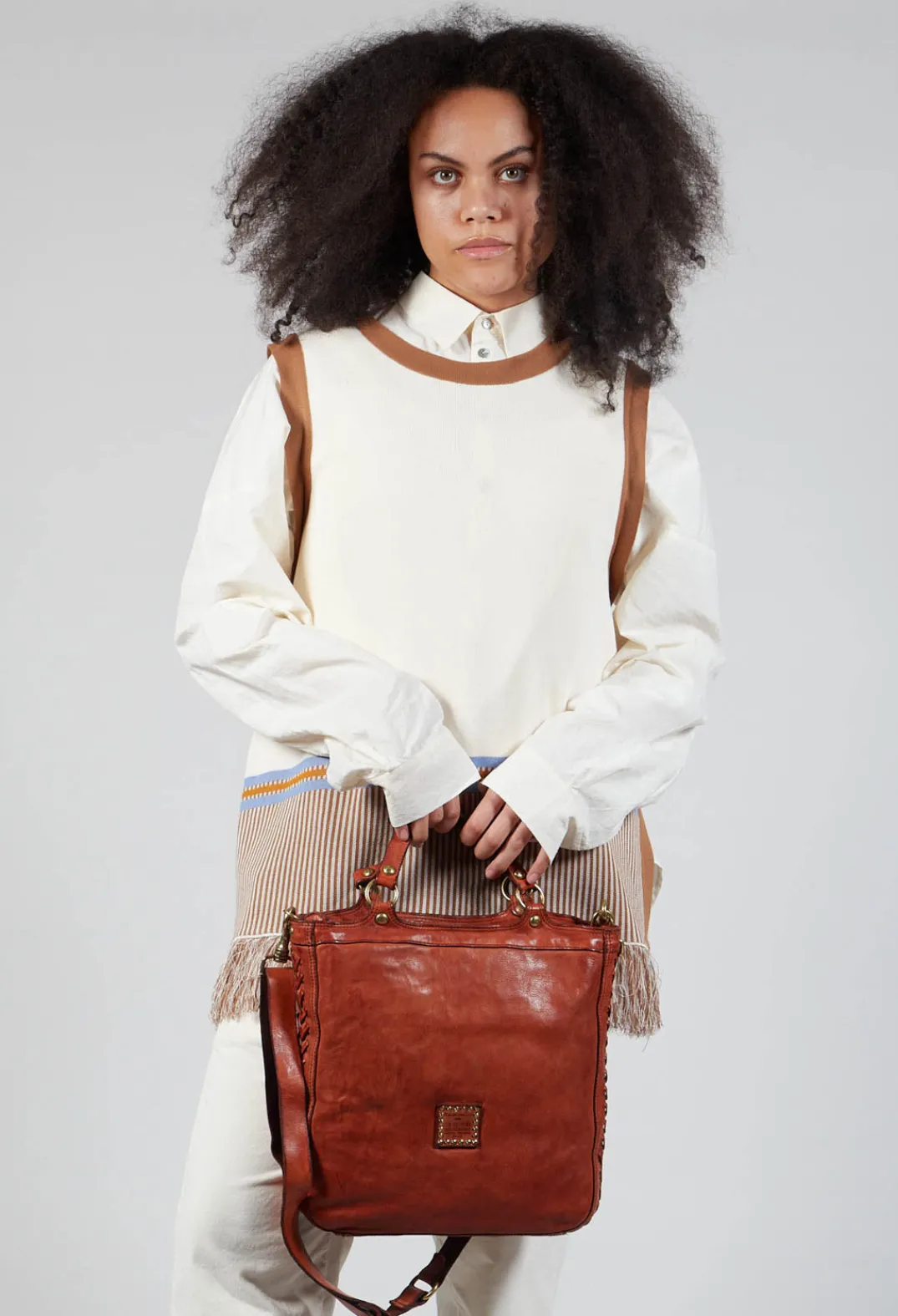 Campomaggi Bags^Top Handle Bag in Cognac