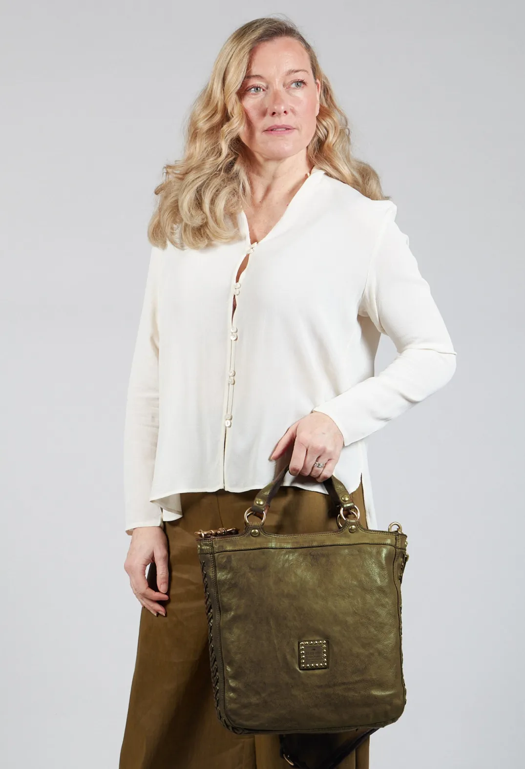 Campomaggi Bags^Top Handle Bag in Military