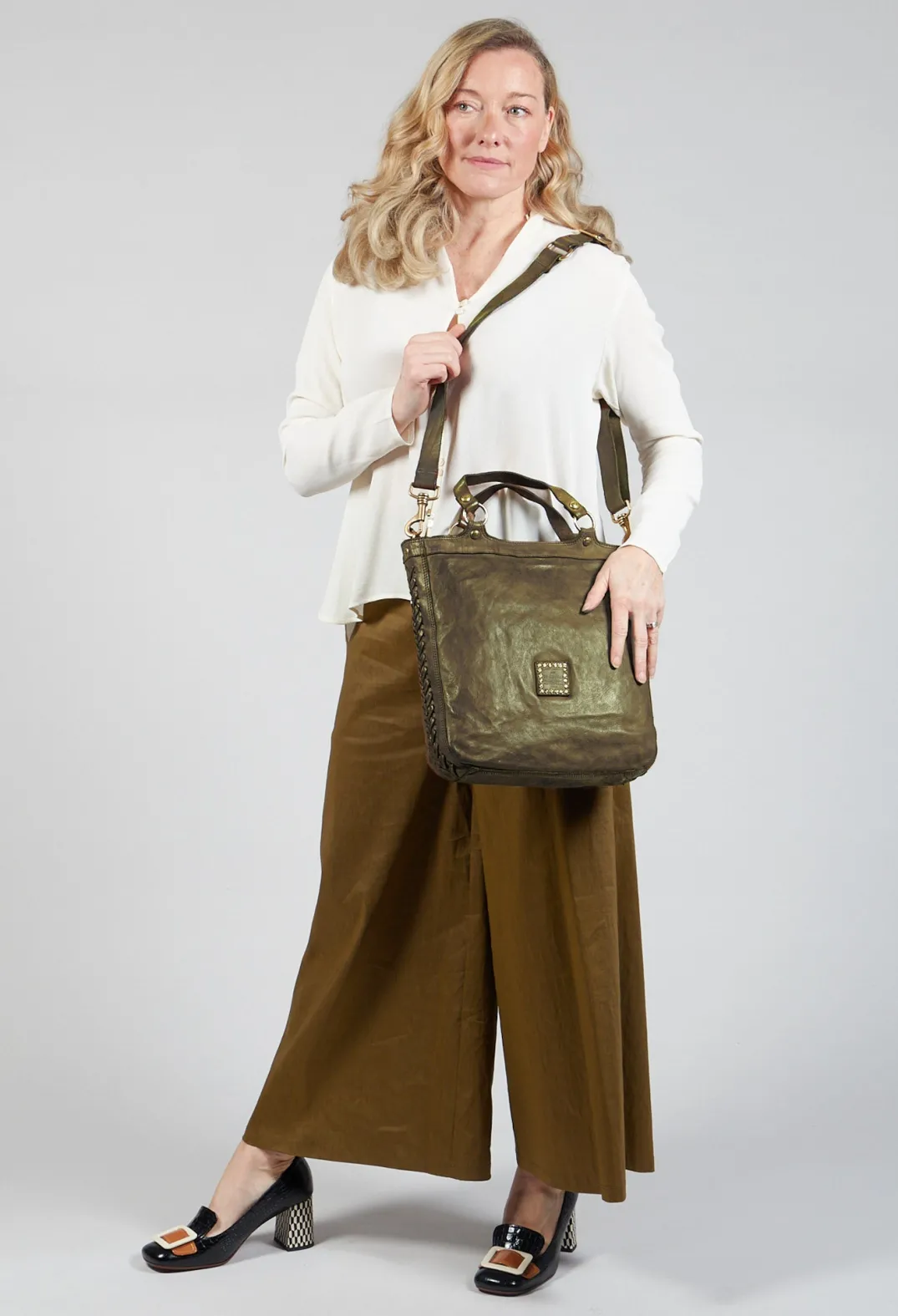 Campomaggi Bags^Top Handle Bag in Military