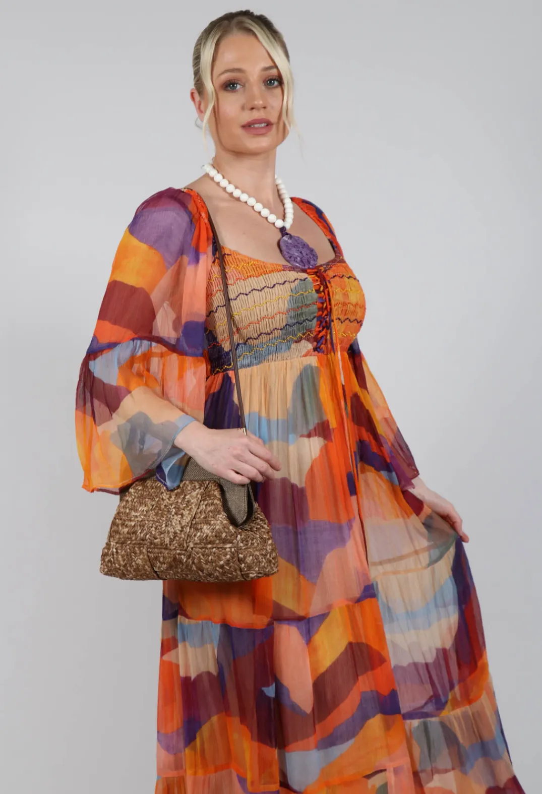 Rene Derhy Dresses^Touloulou Dress in Orange