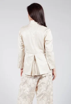 Aleksandr Manamis Jackets^Treasury Pleat Jacket in Cream