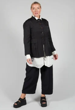 Aleksandr Manamis Jackets^Treasury Pleat Jacket in Black