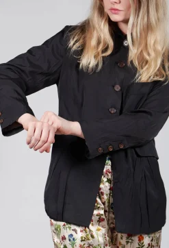 Aleksandr Manamis Jackets^Treasury Pleat Jacket in Black