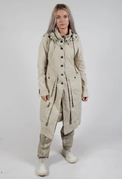 Rundholz Dip Coats^Trench Coat in Eraser