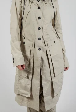 Rundholz Dip Coats^Trench Coat in Eraser