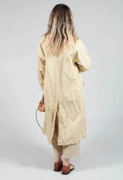 Apuntob Coats^Trench Coat in Honey