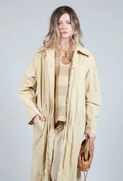 Apuntob Coats^Trench Coat in Honey