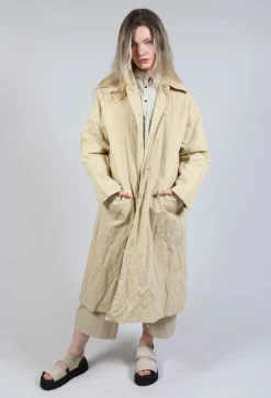 Apuntob Coats^Trench Coat in Honey
