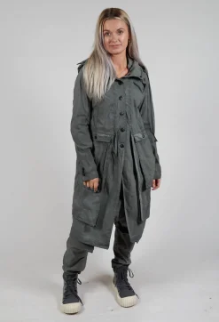 Rundholz Dip Coats^Trench Coat in Pencil Cloud