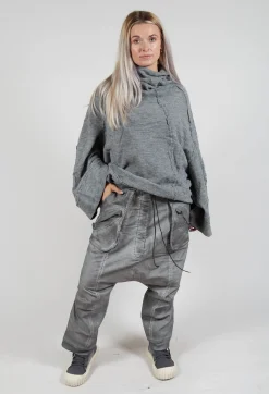 Rundholz Dip Trousers^Trousers with Statement Pockets in Pencil Cloud