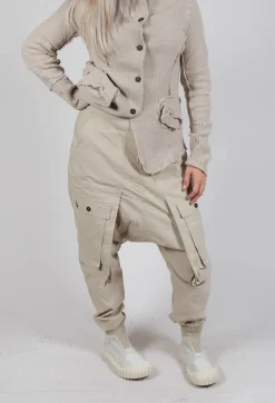 Rundholz Dip Trousers^Trousers with Statement Pockets in Eraser