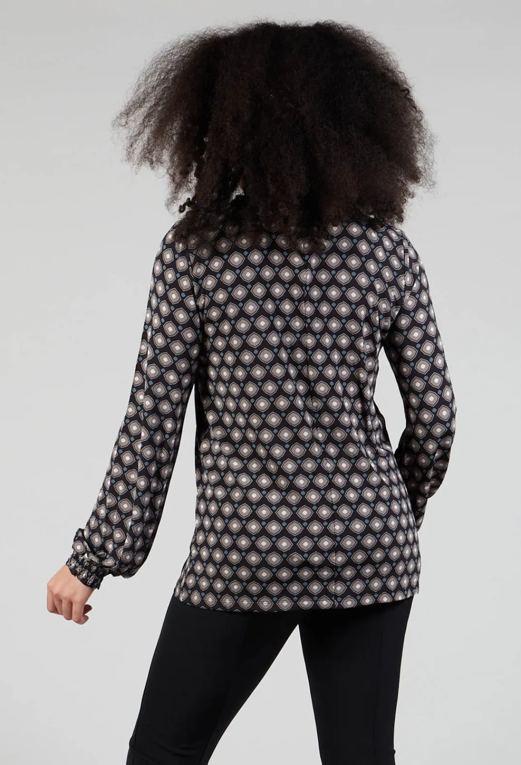 Maliparmi T-shirts^T-Shirt in Nero Beige
