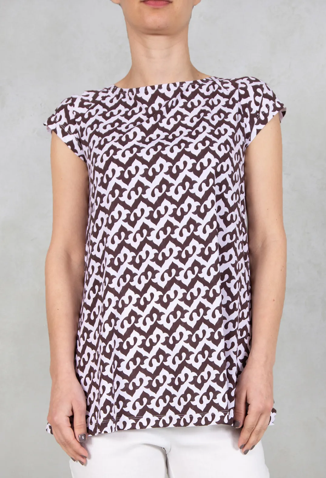 Maliparmi T-shirts^T-Shirt in Testa Moro / Natural