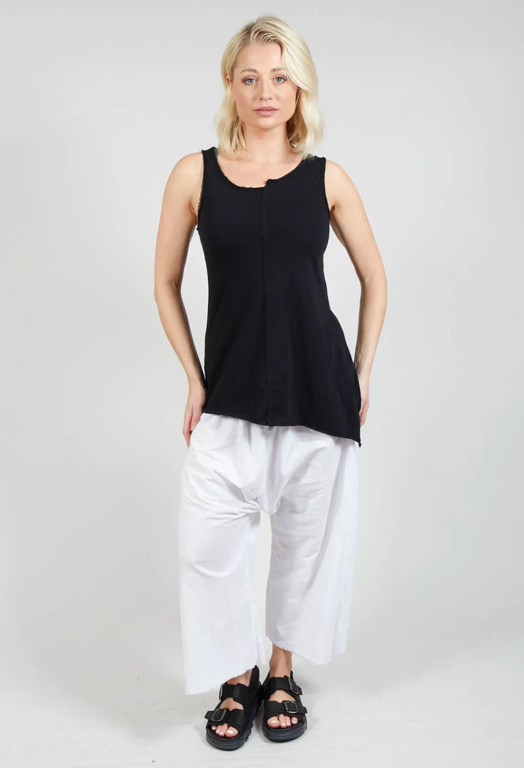 Pal Offner Tops^T-Shirt Overlay Top in Black
