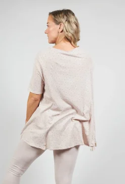 Ewa I Walla Shirts & Blouses^T-Shirt with High Low Hem in Dots