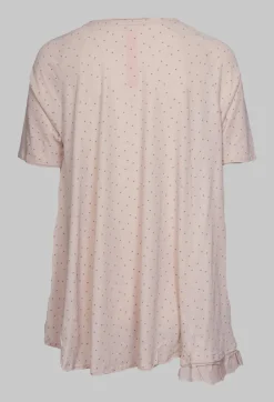 Ewa I Walla Shirts & Blouses^T-Shirt with High Low Hem in Dots