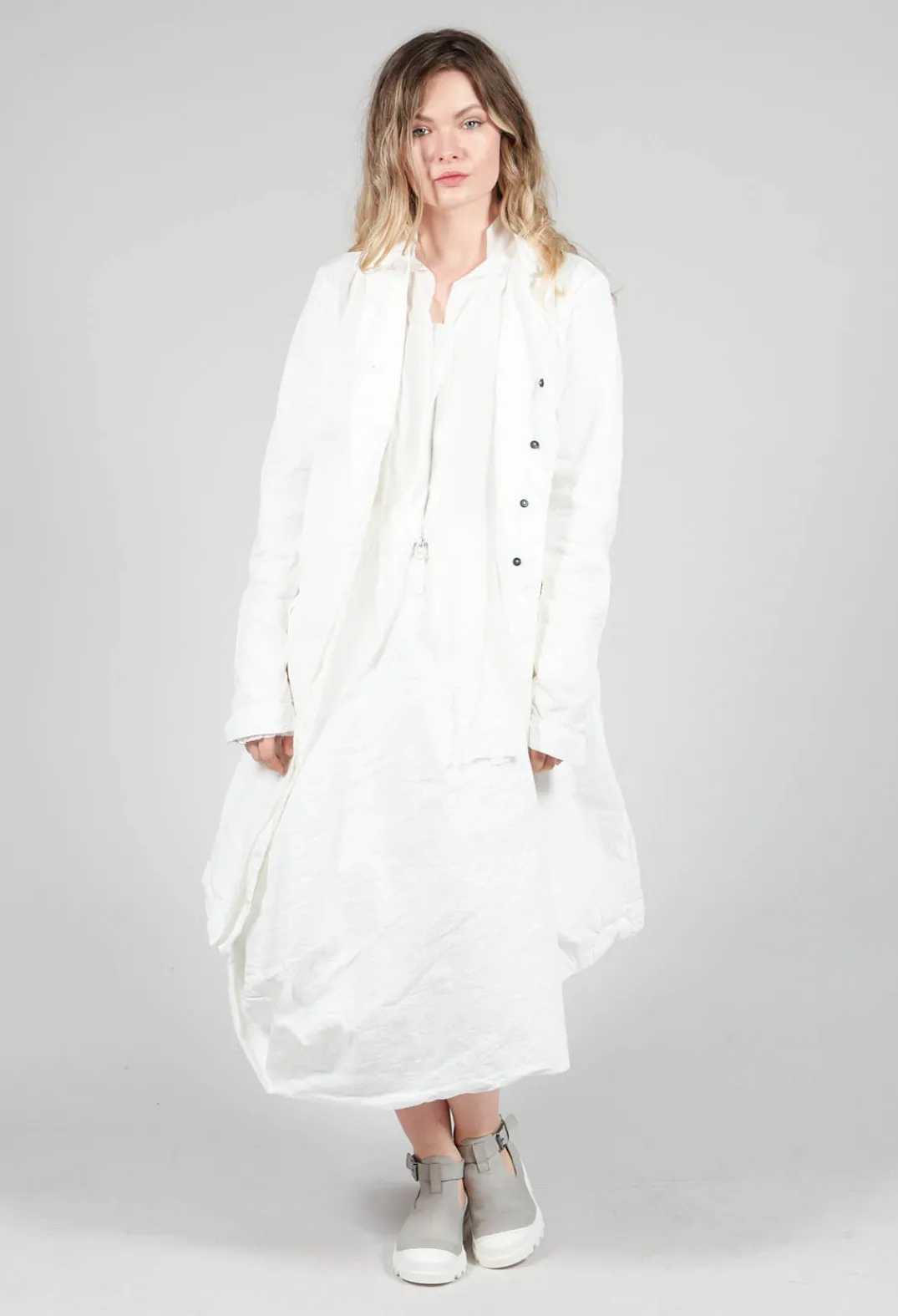 Rundholz Mainline Skirts^Tucked Fabric Skirt in Callas