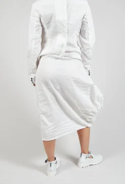 Rundholz Mainline Skirts^Tucked Fabric Skirt in Callas