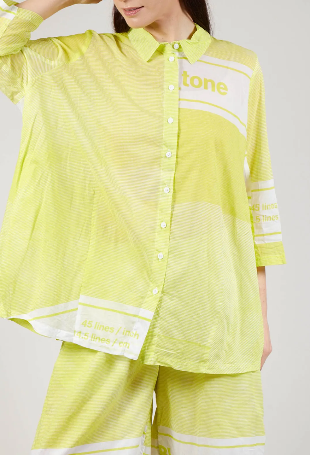 Rundholz Black Label Shirts & Blouses^Tulip Hem Cotton Shirt in Sun Print