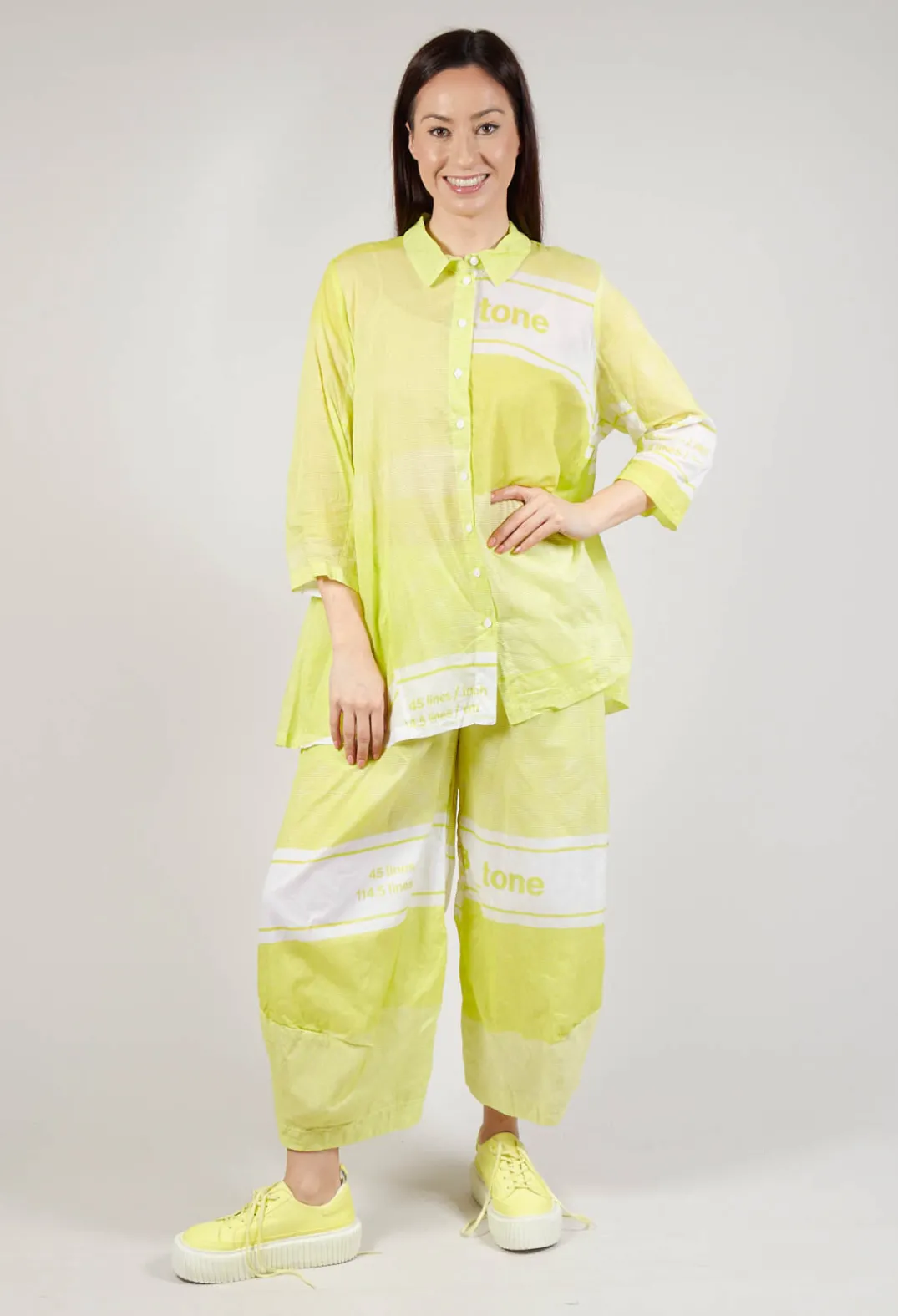 Rundholz Black Label Shirts & Blouses^Tulip Hem Cotton Shirt in Sun Print